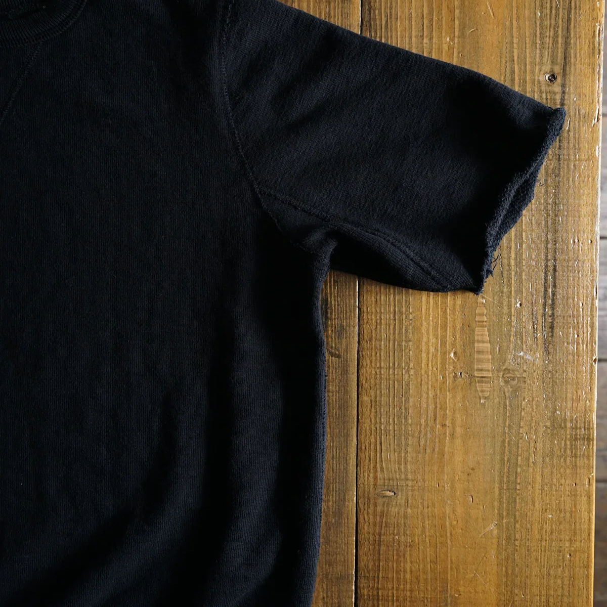 Cotton Relax Cut Off Sweat Tshirt - DEVISE FACTORY