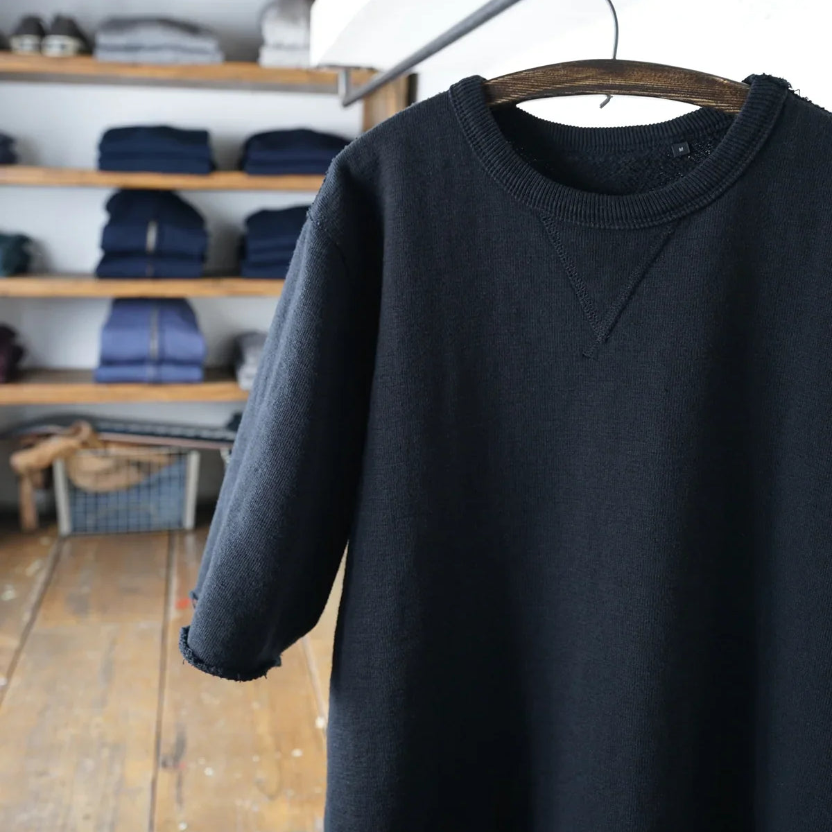 Cotton Relax Cut Off Sweat Tshirt - DEVISE FACTORY