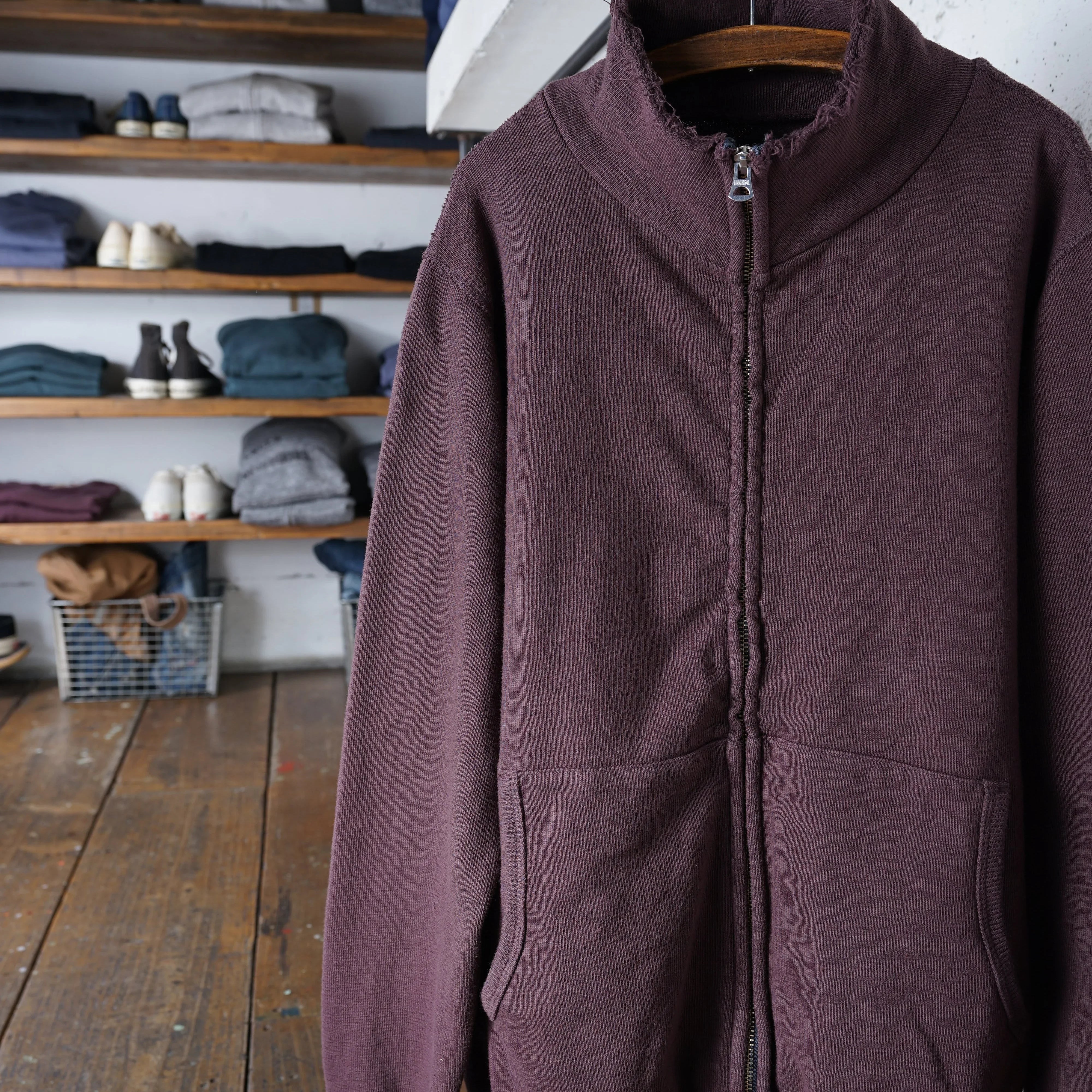 Cotton Relax Zip Jacket - DEVISE FACTORY
