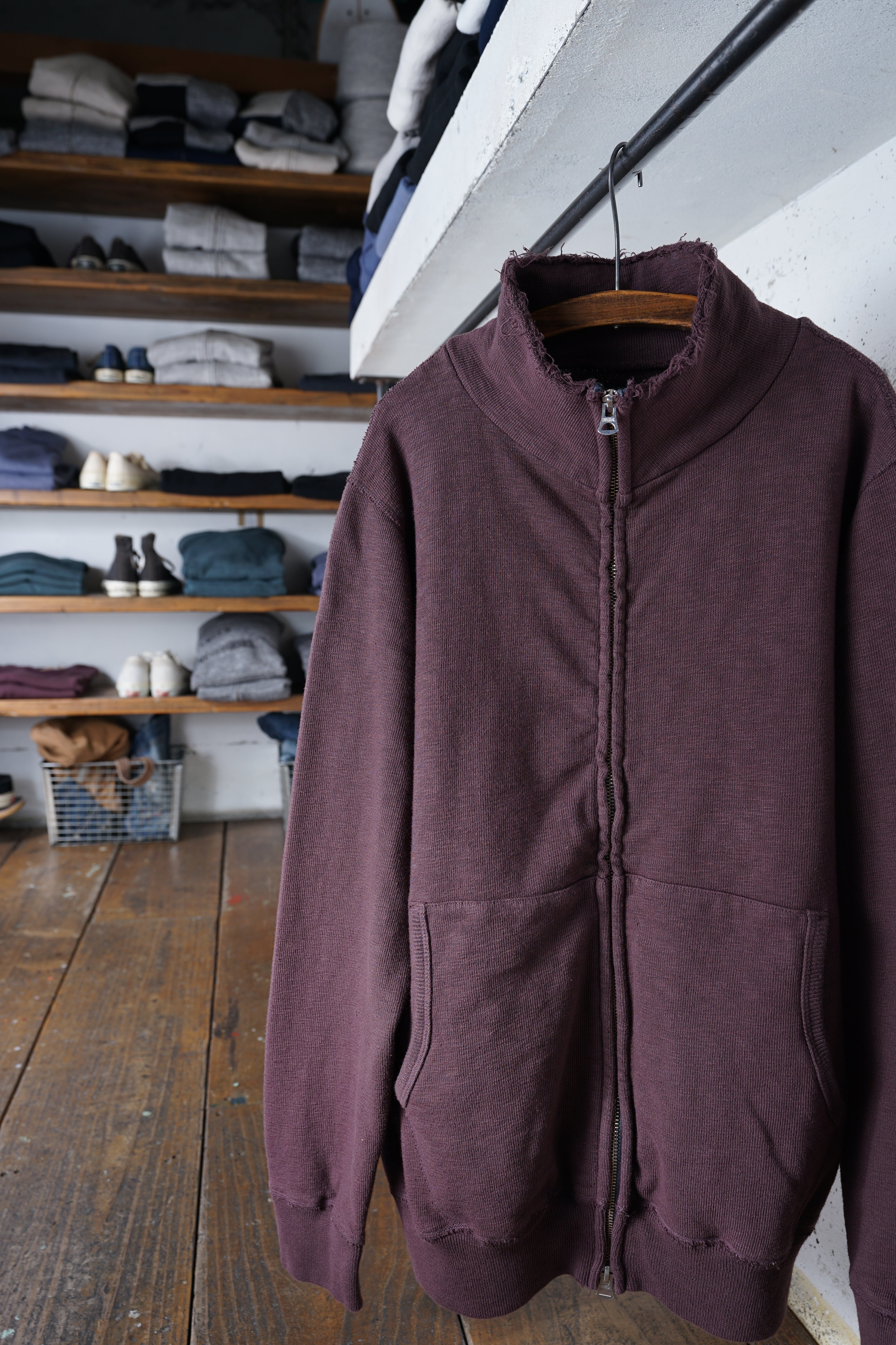Cotton Relax Zip Jacket - DEVISE FACTORY