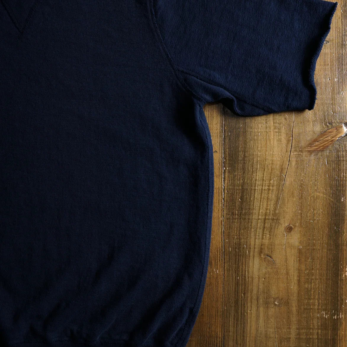 Cotton Relax Cut Off Sweat Tshirt - DEVISE FACTORY