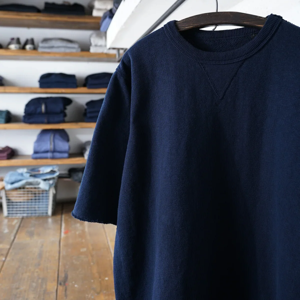Cotton Relax Cut Off Sweat Tshirt - DEVISE FACTORY
