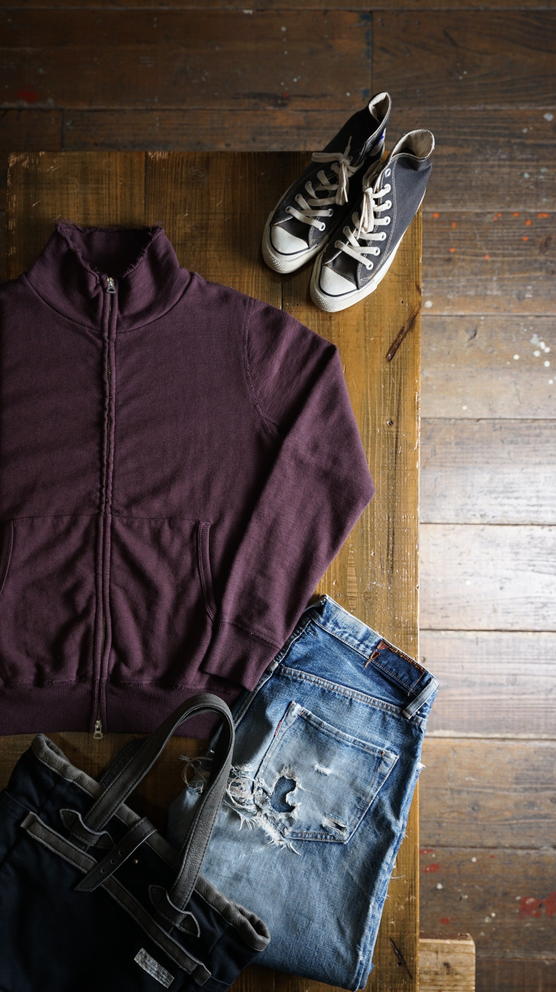 Cotton Relax Zip Jacket - DEVISE FACTORY