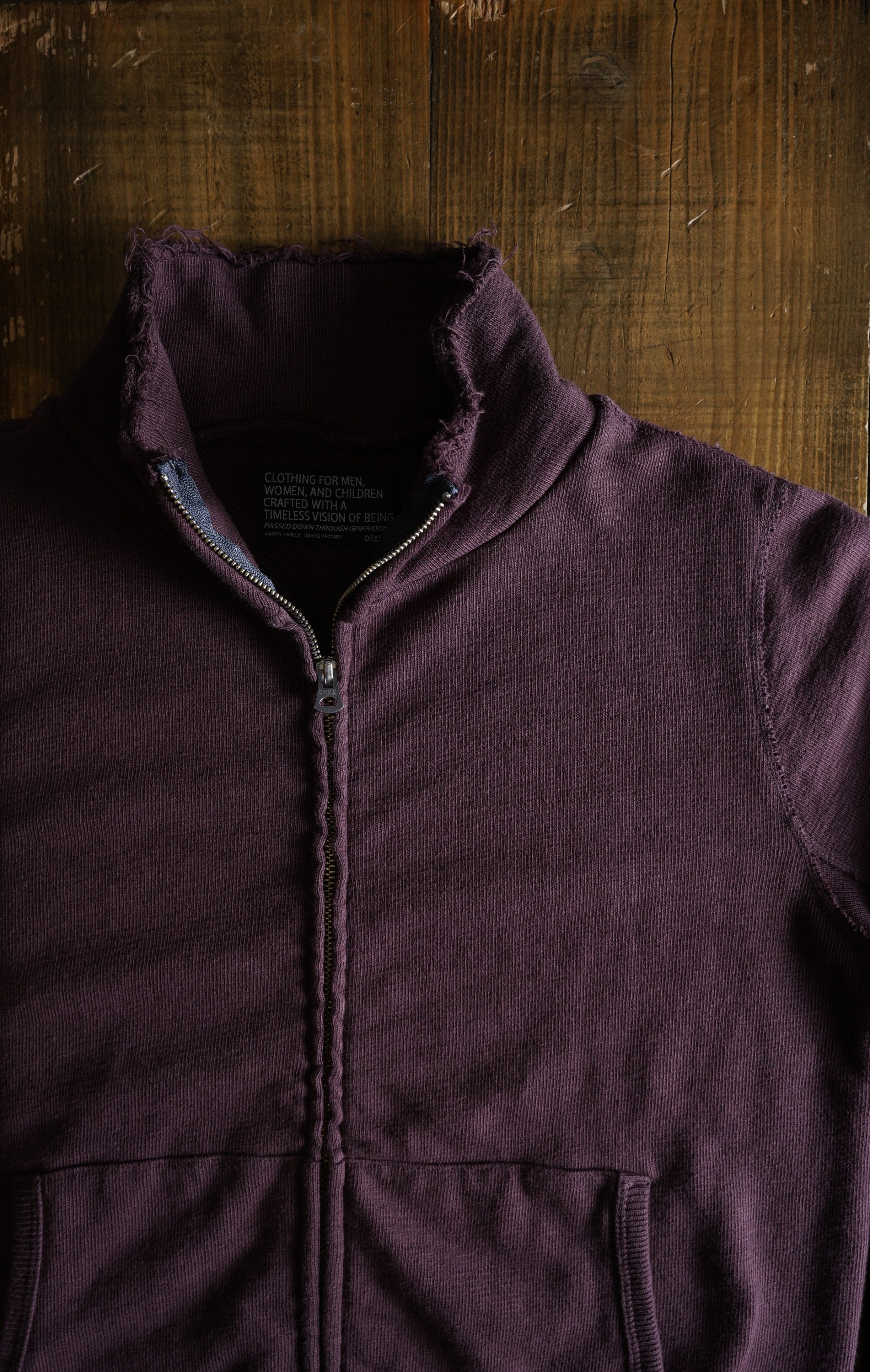 Cotton Relax Zip Jacket - DEVISE FACTORY