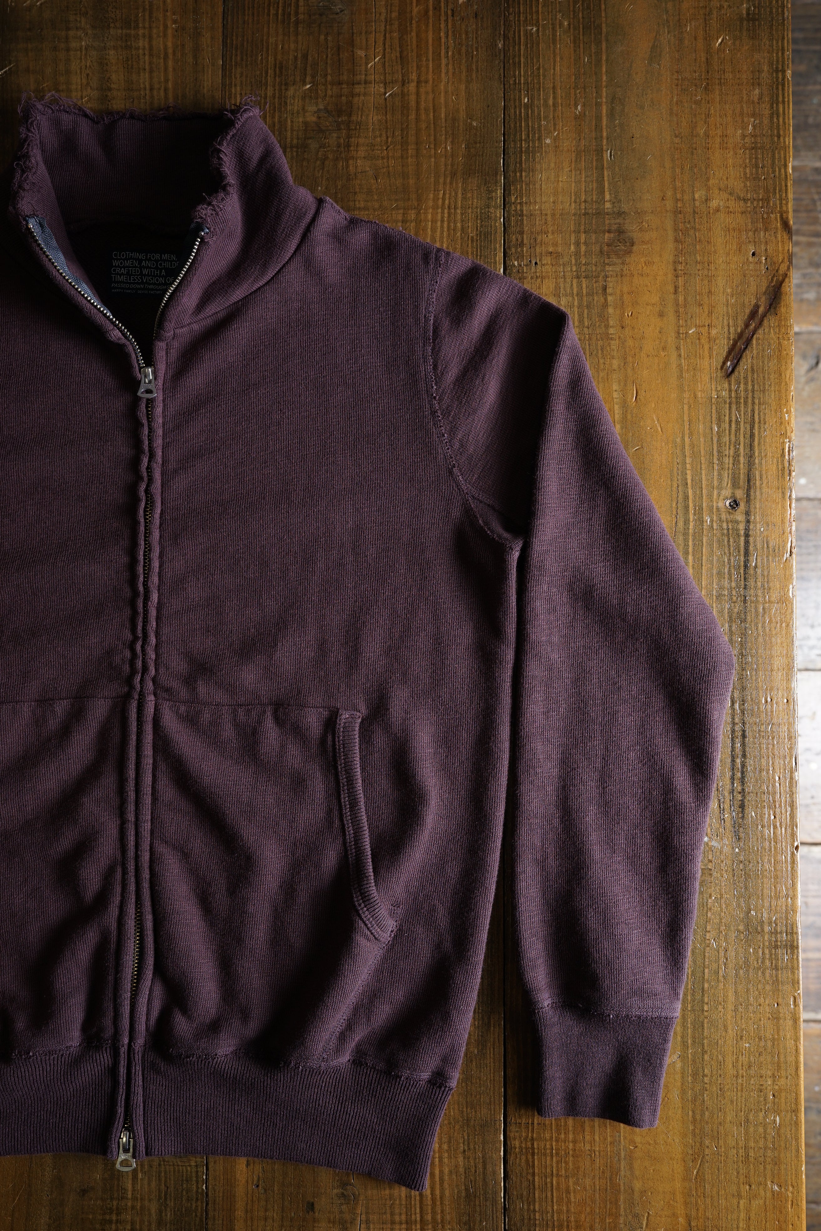 Cotton Relax Zip Jacket - DEVISE FACTORY