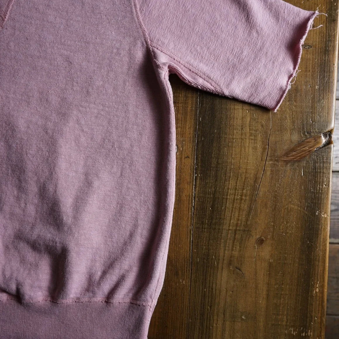 Cotton Relax Cut Off Sweat Tshirt - DEVISE FACTORY