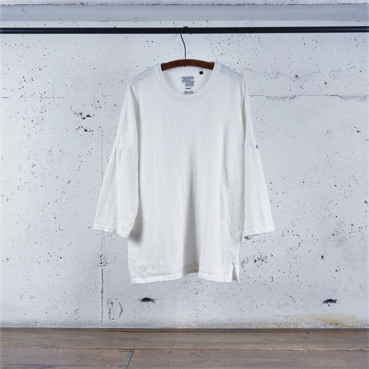 Cotton Dolman Oversized 3/4-Sleeve T-Shirt