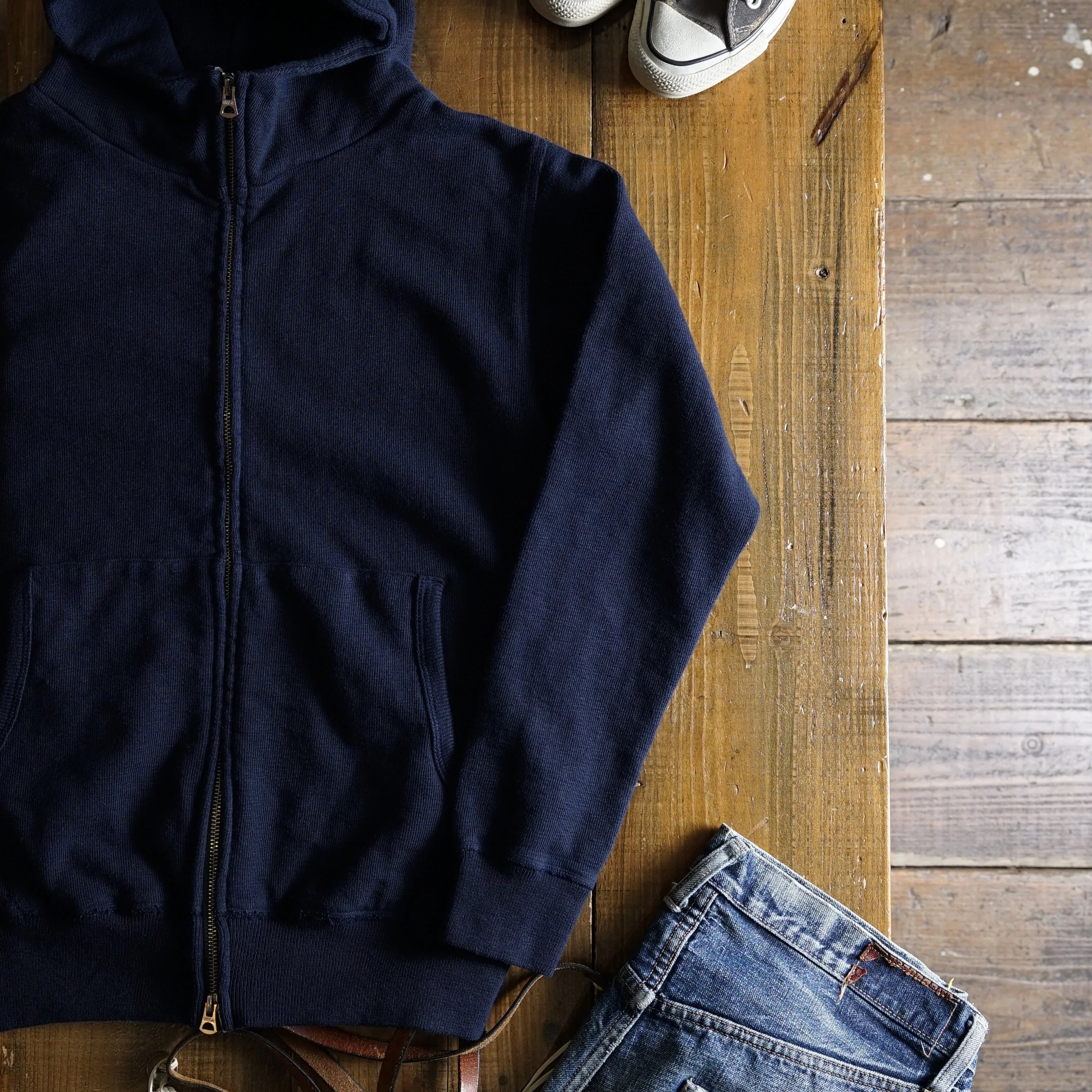 Cotton Zip Hoodie - DEVISE FACTORY