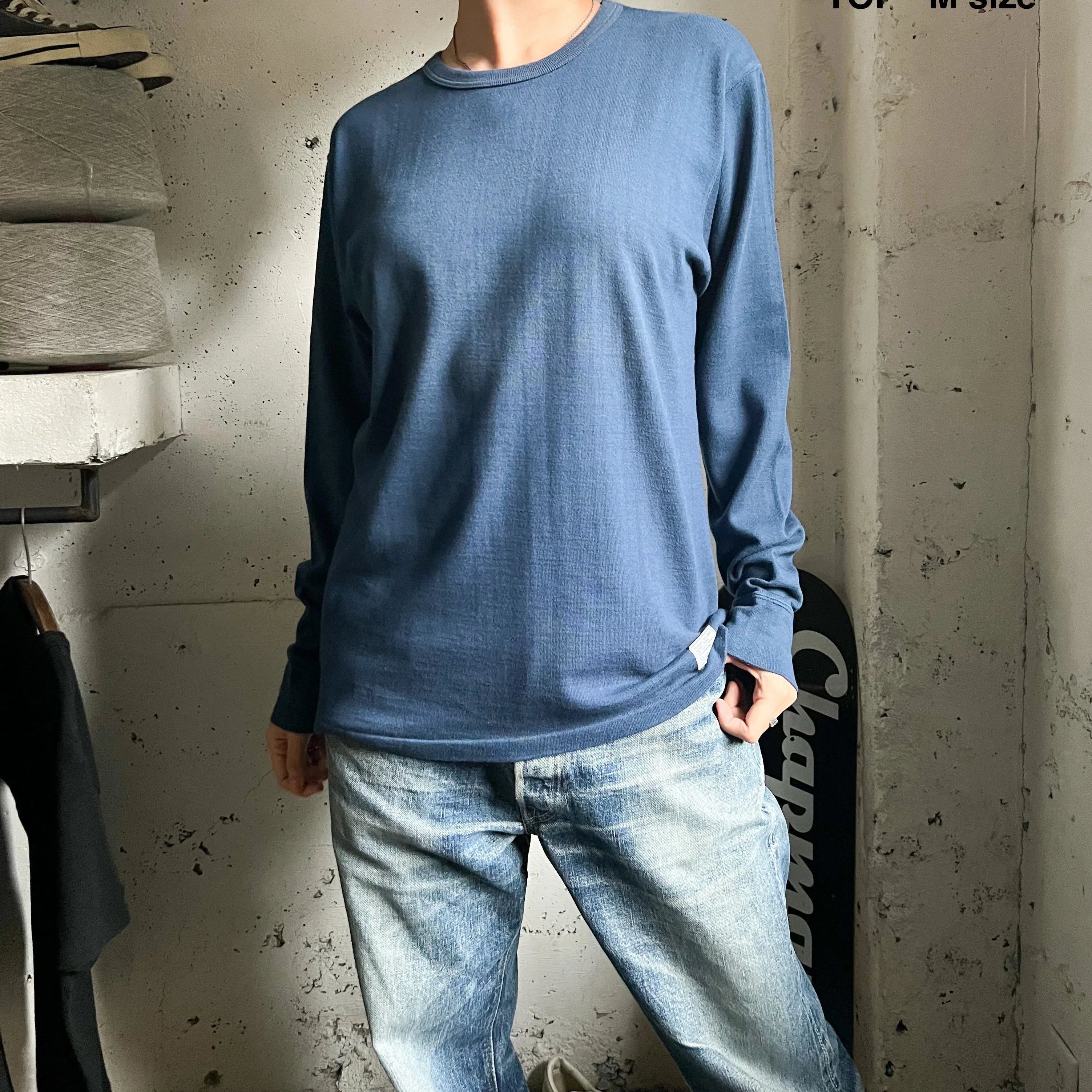 Cotton Rayon Long Sleeve Tshirt (Label) - DEVISE FACTORY