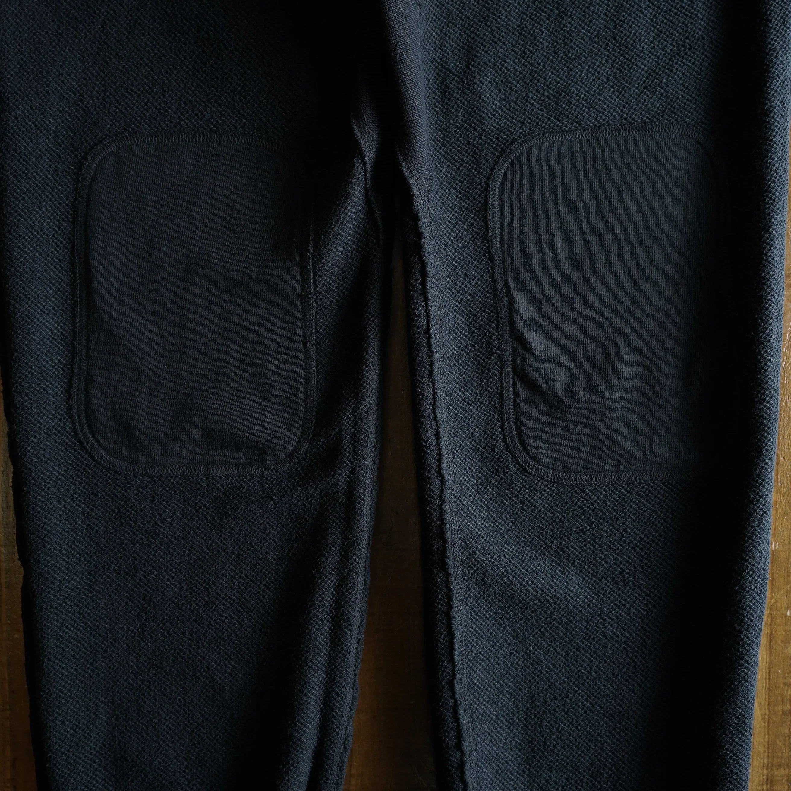 Cotton Straight-leg Sweatpants with Flock Print - DEVISE FACTORY