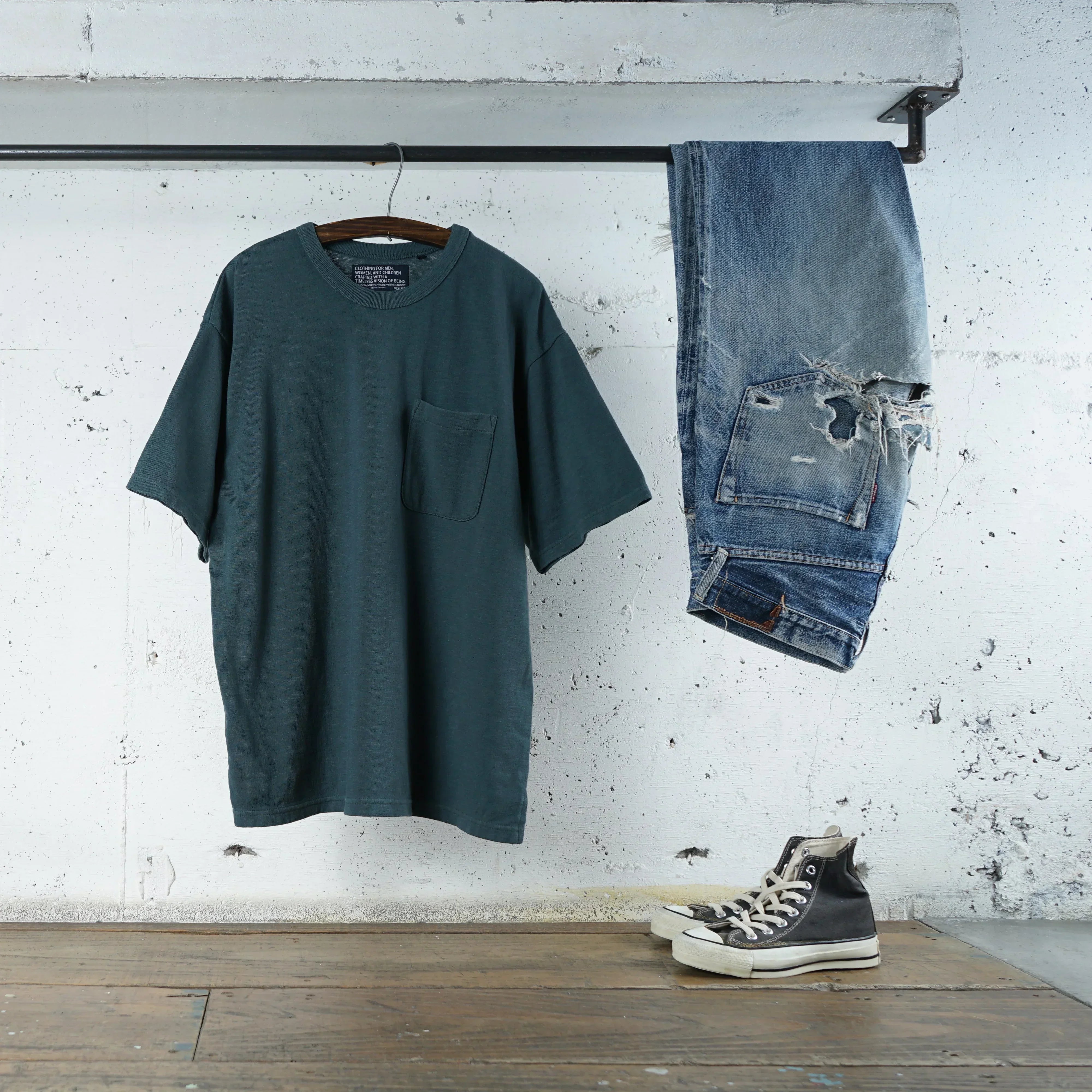 Cotton Wide Pocket Tshirt - DEVISE FACTORY