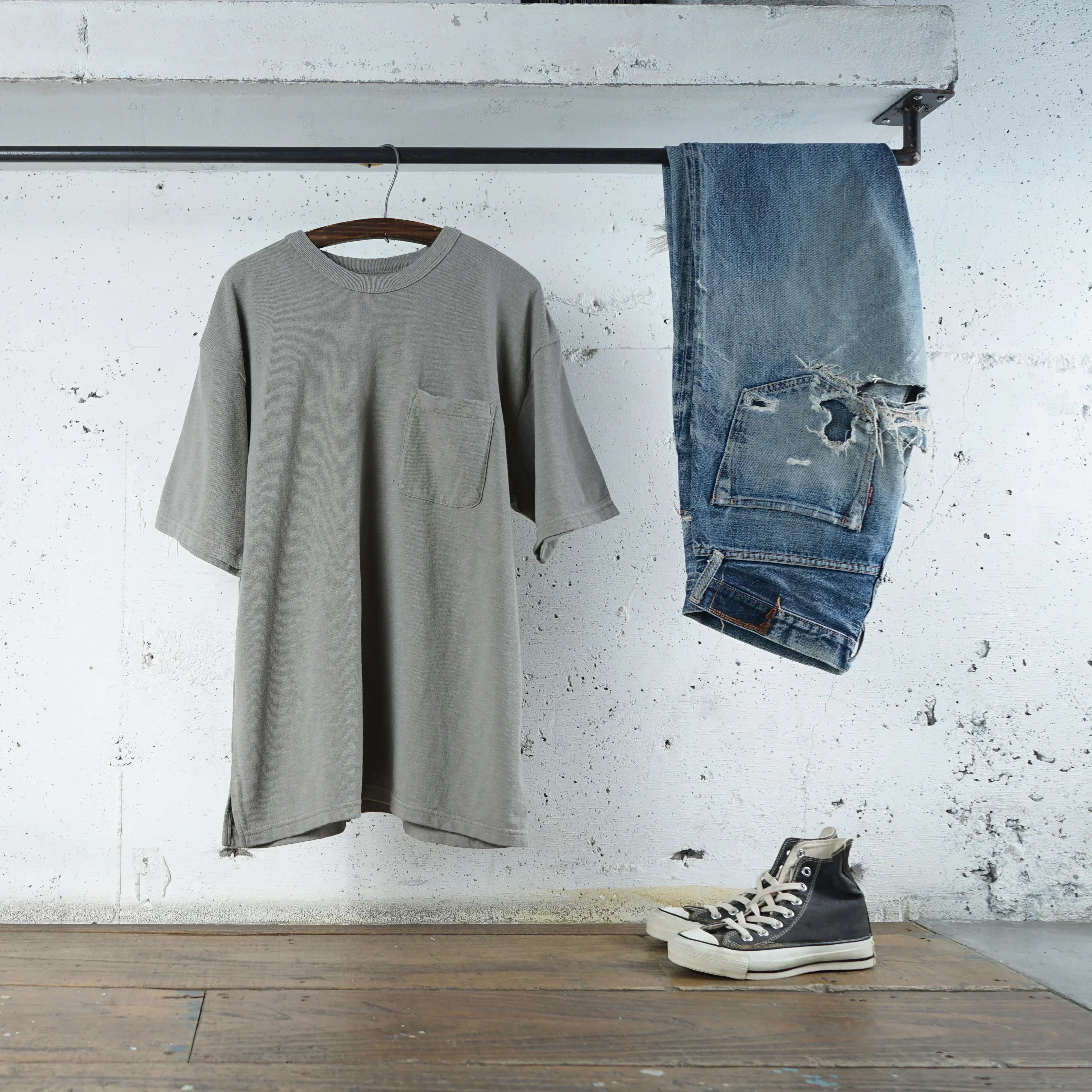 Cotton Wide Pocket Tshirt - DEVISE FACTORY