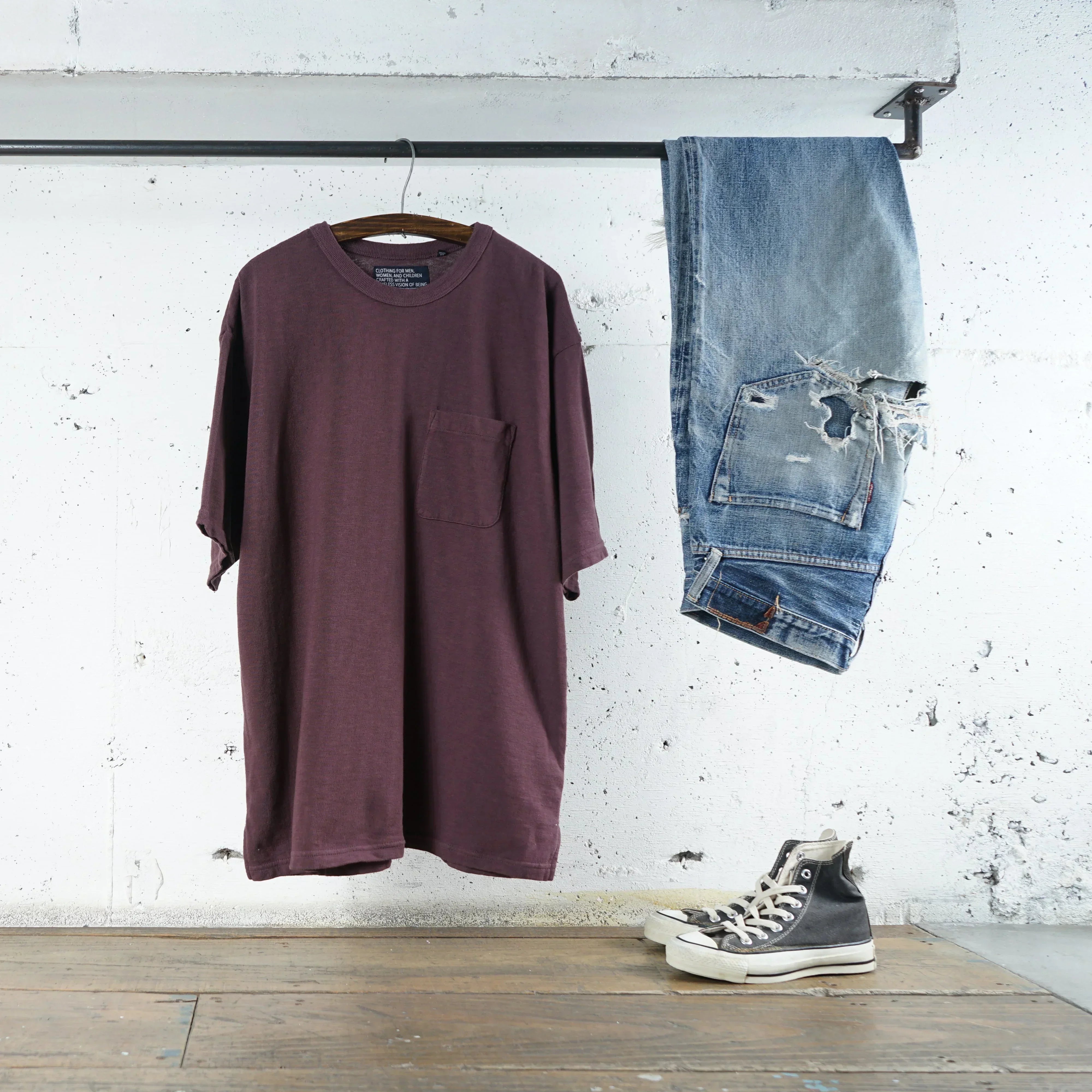 Cotton Wide Pocket Tshirt - DEVISE FACTORY