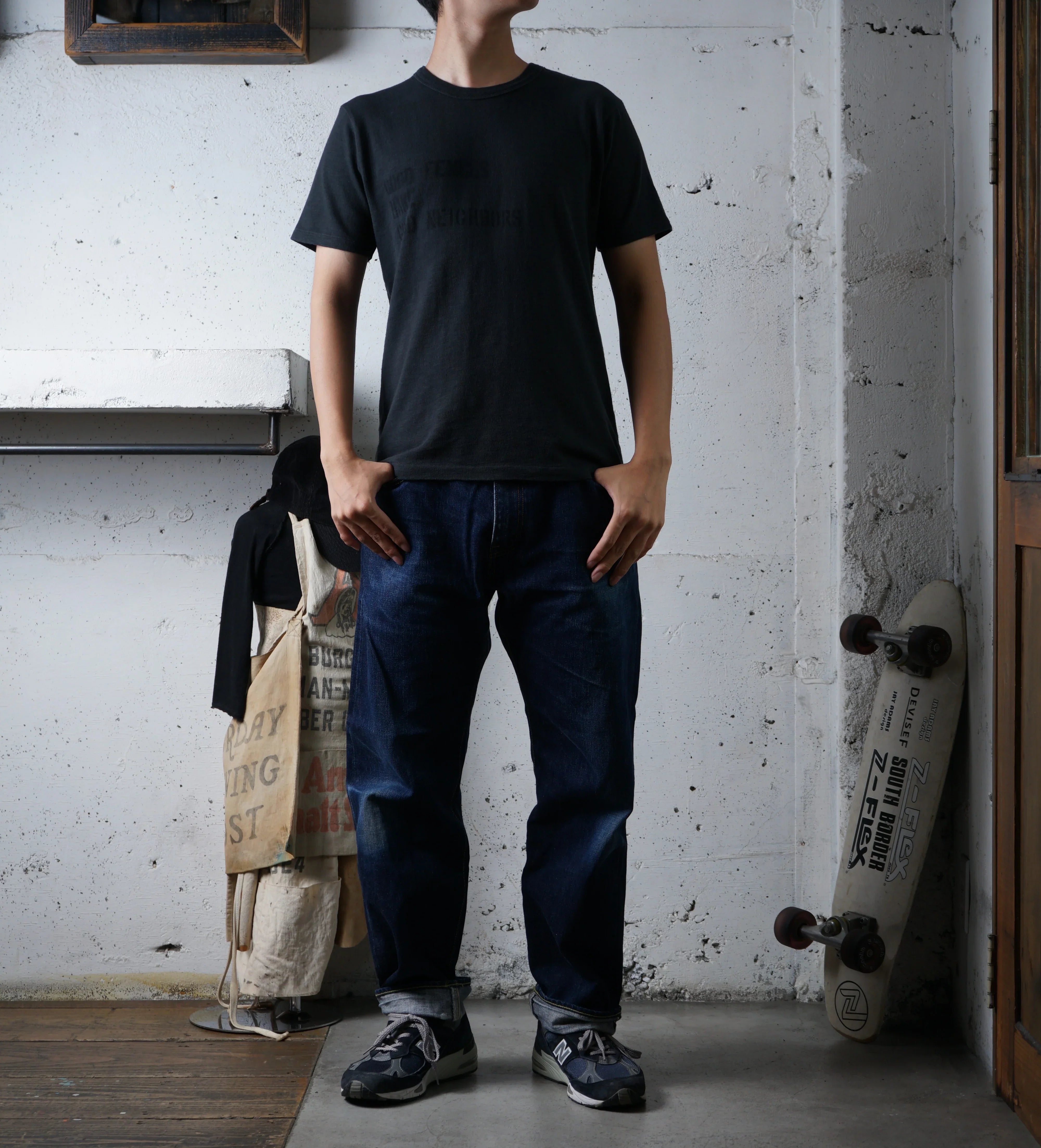 Cotton Stencil Print Tshirt - DEVISE FACTORY