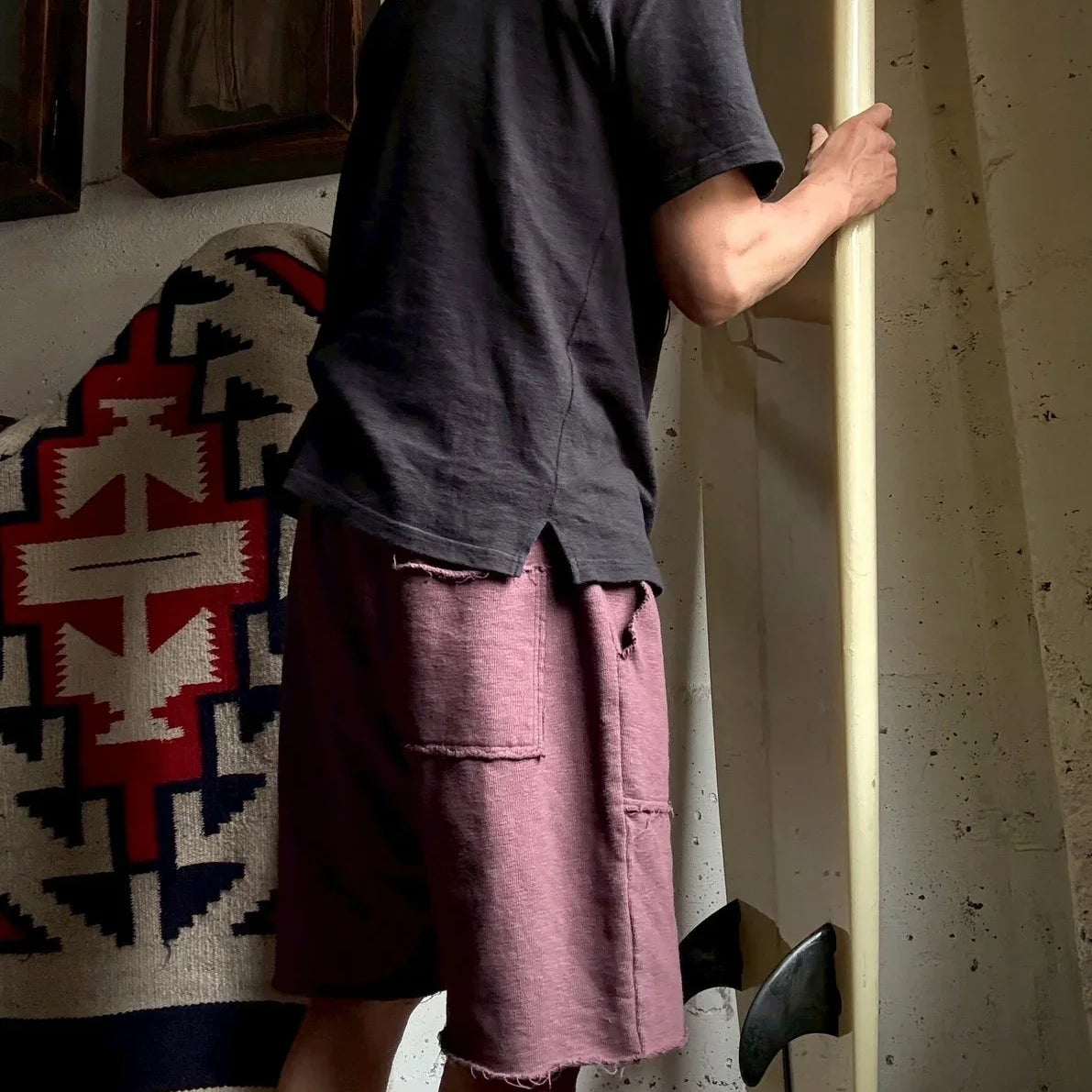 Cotton Cut Off Shorts - DEVISE FACTORY