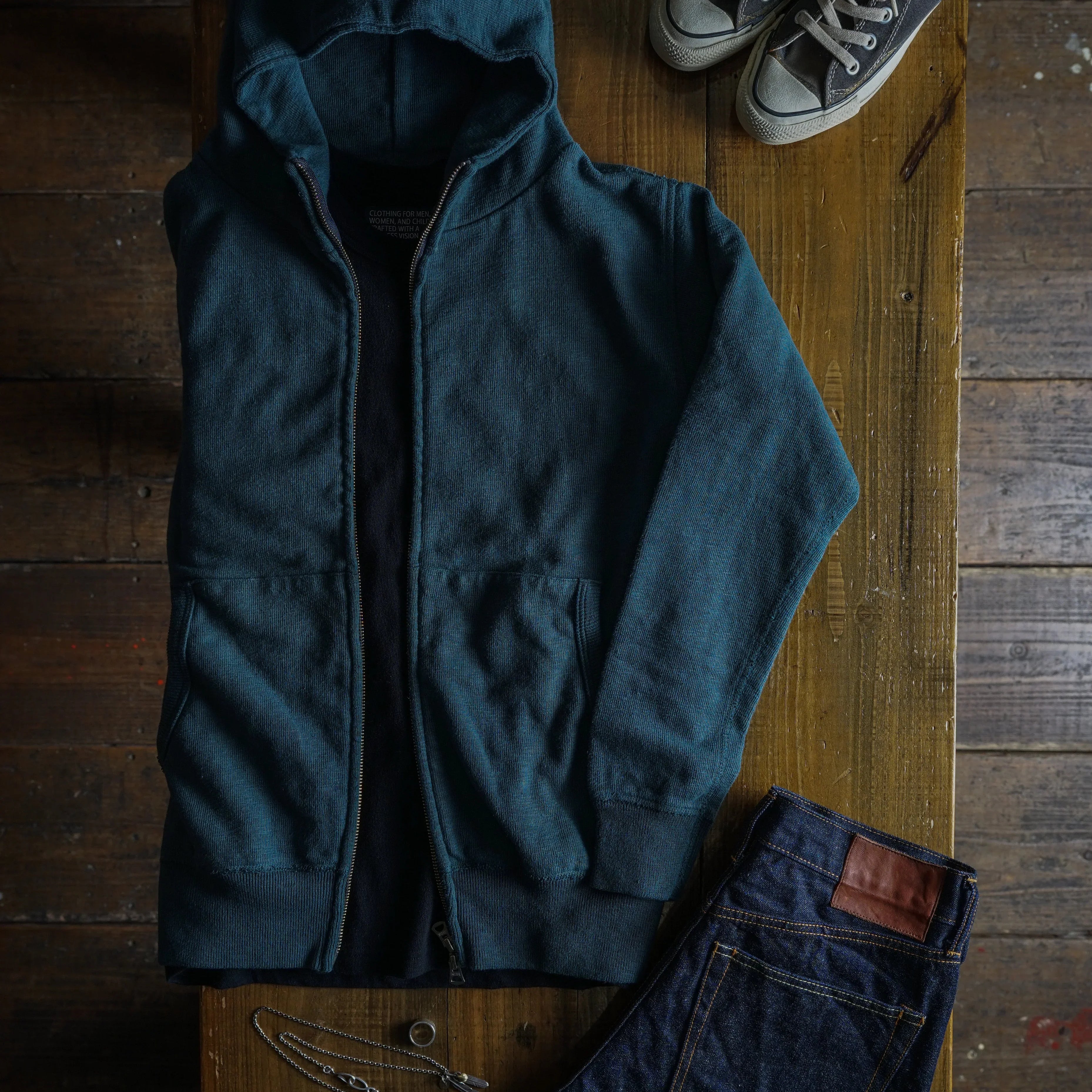 Cotton Zip Hoodie - DEVISE FACTORY