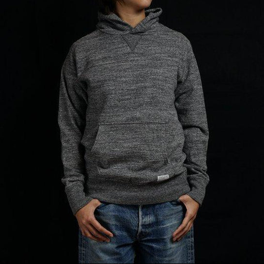 Cotton Hoodie with Label & Print - DEVISE FACTORY