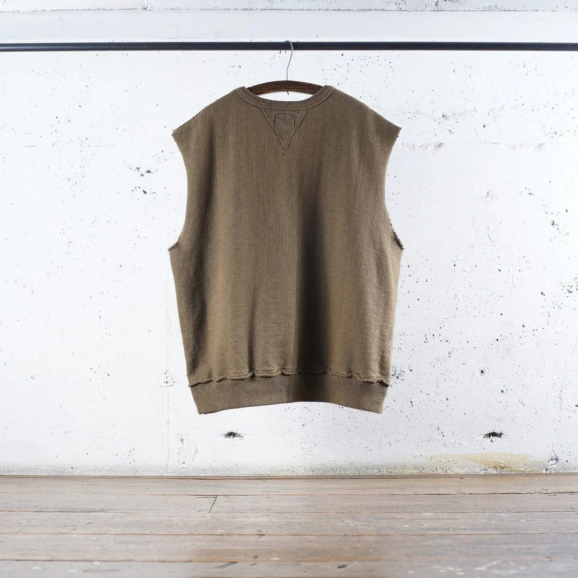 Cotton Cut off Vest - DEVISE FACTORY