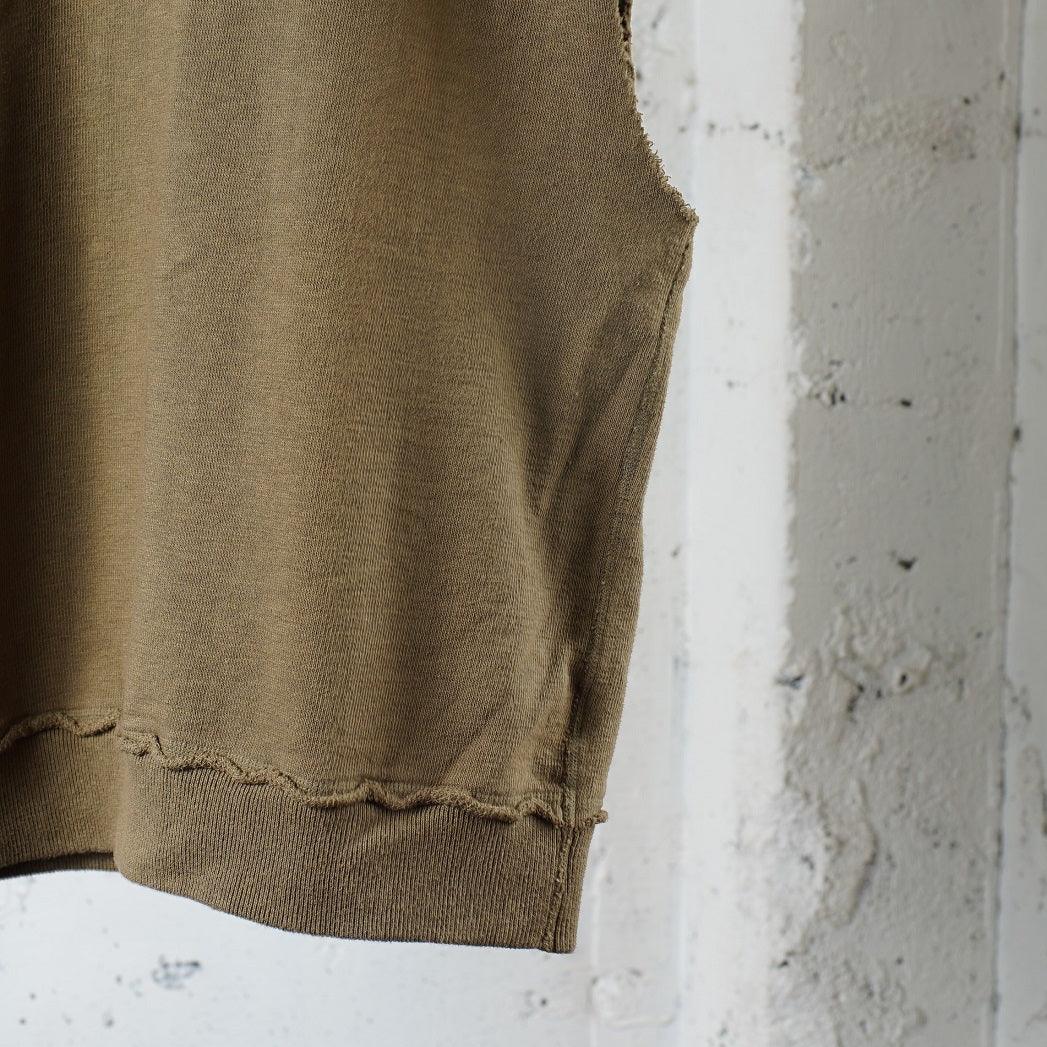 Cotton Cut off Vest - DEVISE FACTORY