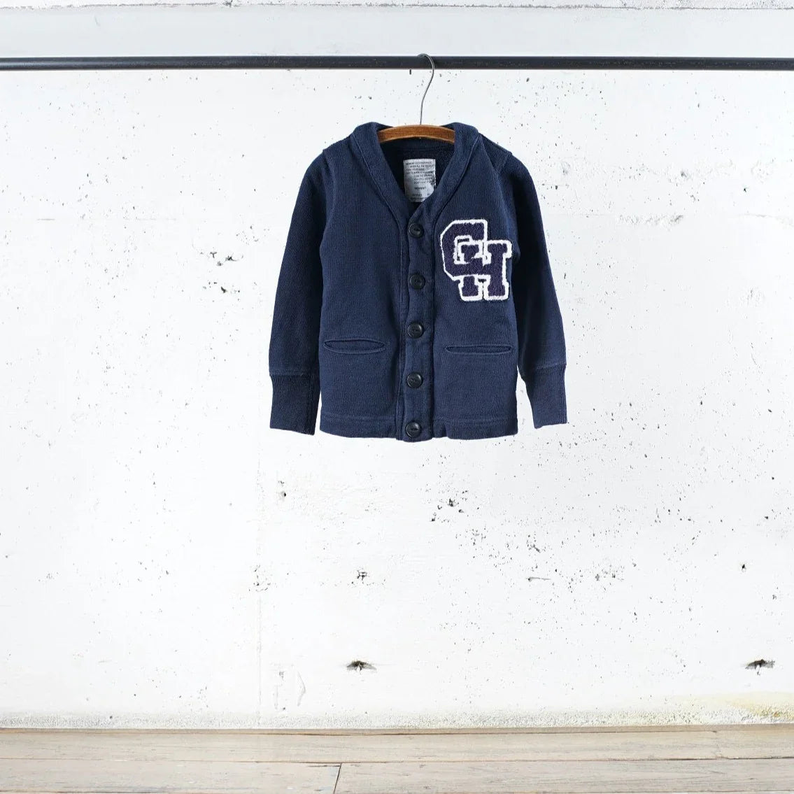 Cotton Kids Letter De Cardigan - DEVISE FACTORY